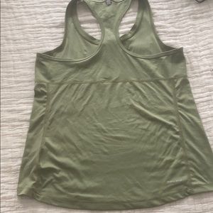 Dark Green Nike Fit Running Tank